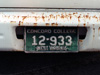 At one time vehicles in West Virginia's state car motor pool were issued license plates stamped with the name of their agency or entity. This practice was discontinued years ago, and license plates bearing these extra captions and their vehicles are rare.